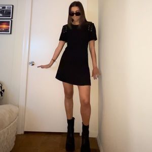 Black Sandro Mini Dress